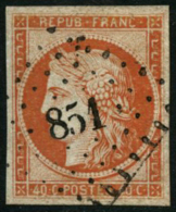 N°5a 40c Orange Vif - TB - 1849-1850 Cérès