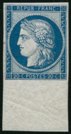 N°8F 20c Bleu Réimp - TB - 1849-1850 Cérès