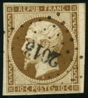 N°9a 10c Bistre-brun - TB - 1852 Louis-Napoléon