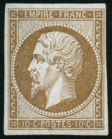 N°13A 10c Bistre, Type I - B - 1853-1860 Napoleon III