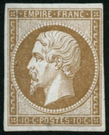 N°13A 10c Bistre, Type I - B - 1853-1860 Napoléon III.