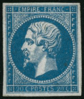 N°14A 20c Bleu, Type I - TB - 1853-1860 Napoleon III