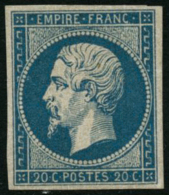 N°14A 20c Bleu, Type I - TB - 1853-1860 Napoléon III.