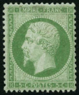 N°20 5c Vert - TB - 1862 Napoleon III