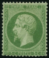 N°20 5c Vert - TB - 1862 Napoléon III.