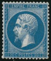 N°22 20c Bleu - TB - 1862 Napoleon III