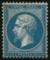 N°22 20c Bleu - TB - 1862 Napoleon III