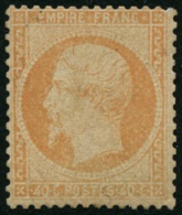 N°23a 40c Orange Clair - TB - 1862 Napoléon III.