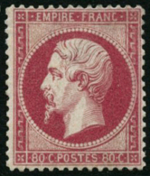 N°24 80c Rose - TB - 1862 Napoléon III.
