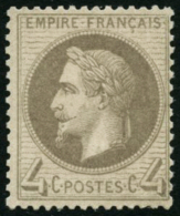 N°27 4c Gris - TB - 1863-1870 Napoleon III With Laurels