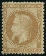 N°28A 10c Bistre, Type I - TB - 1863-1870 Napoleon III With Laurels