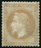 N°28B 10c Bistre, Type II - TB - 1863-1870 Napoleon III With Laurels