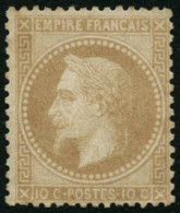 N°28B 10c Bistre, Type III - TB - 1863-1870 Napoleon III With Laurels