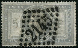 N°33 5F Empire, Signé Brun - TB - 1863-1870 Napoléon III. Laure