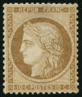 N°36 10c Bistre - TB - 1870 Beleg Van Parijs