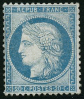 N°37 20c Bleu - TB - 1870 Beleg Van Parijs