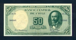 Banconota Chile 50 Pesos 1960/61 - FDS - Cile