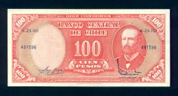 Banconota Chile 100 Pesos 1961 - FDS - Chili