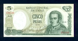 Banconota Chile 5 Pesos 1975 - FDS - Chile