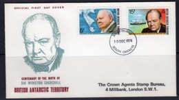 BAT 1974, 100th Winston Churchill, FDC - FDC