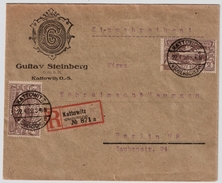 Oberschlesien, Nr. 26, MeF, Portogerecht Als Reko , #7243 - Silesia