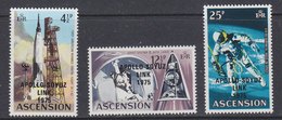 Ascension 1975 Soyuz/Apollo 3v ** Mnh (34722D) - North  America