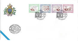 SAINT-MARIN - ENVELOPPE 1er JOUR - FDC - 120 Ans De TIMBRES - 1997 - FDC