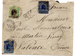 Lettre Recommandée De Sergipe, Brazil (08.04.1906) Via Bahia Pour Valence - Covers & Documents