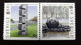 Schweden 2291/2 **/mnh, NORDEN, Skulpturen Von Takashi Naraha (*1930) Und Von Pål Svensson (*1950) - Unused Stamps
