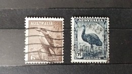 RARE 6D+5 1/2D KOOKA SUPRA EMU BIRD AUSTRALIA 1935 USED/MINT  STAMP TIMBRE - Ungebraucht