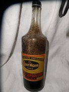 Bouteille D'encre Noire En Verre 1 Litre AU CHAT NOIR MANUFACTURE PARISIENNE - Encriers