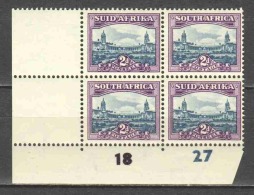 South Africa 1945 Mi 173a-174a Double Pair MNH - Unused Stamps
