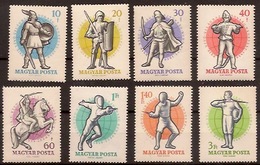 HUNGARY 1959, Fencing - Unused Stamps