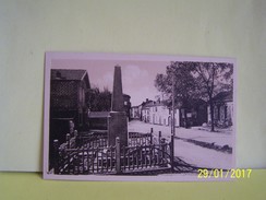 VAOUR (TARN) PLACE DE LA MAIRIE ET MONUMENT AUX MORTS. - Vaour