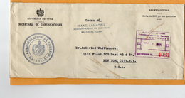 Matanzas Cuba 1936 Cover Mailed - Briefe U. Dokumente