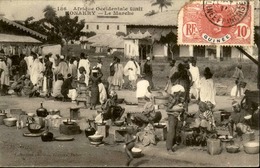 GUINEE - Le Marché De Konakry - Carte Animée Et Voyagée - Bon état - 21599 - Guinée Française