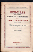 Exlibris MAURICE NALLET Collé ( Livre D'h. De Vieil Castel Sur Le Regne De Napoléon III (tome 2) (MEM149B) - Exlibris