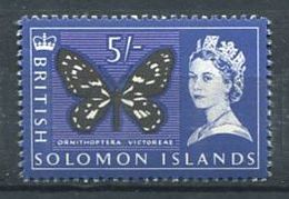 190 SALOMON 1965 - Yvert 122 - Papillon - Neuf ** (MNH) Sans Trace De Charnière - Salomonseilanden (...-1978)