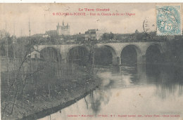 81 // SAINT SULPICE LA POINTE   Pont Du Chemin De Fer Sur L'Agout  ** - Saint Sulpice