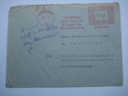 Firmen Freistempel , Meterstempel Auf Beleg Aus   1947  TÜBINGEN - Sonstige & Ohne Zuordnung