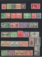 NZ03) NEW ZEALAND -1913-46  GEORGE VI Lotticino 33 Valori Used - Used Stamps