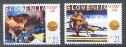 Slovenia Slovenie Slowenien 2000 Mint MNH **: Olympic Games Sydney Rowing Shooting; Gold Medals Cop - Spik, Debevec - Summer 2000: Sydney - Paralympic