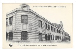 SURESNES (92) Automobiles Industriels Camions SAURER Vue Extérieure De L'usine Rue Benoit Malon - Suresnes