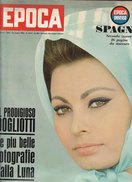 SOPHIA LOREN  - EPOCA   N.    820  Del     12 Giugno 1966   (251110) - Premières éditions