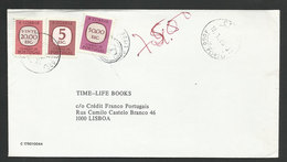 Portugal Lettre 1988 Timbre-taxe Port Dû Postage Due Cover - Covers & Documents