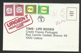 Portugal Lettre 1988 Timbre-taxe Port Dû Postage Due Cover - Brieven En Documenten