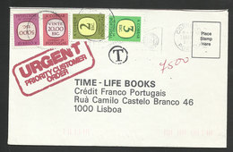 Portugal Lettre 1988 Timbre-taxe Port Dû Postage Due Cover - Storia Postale