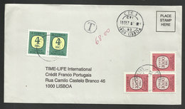 Portugal Lettre 1987 Timbre-taxe Port Dû Postage Due Cover - Brieven En Documenten