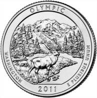 USA QUARTER (1/4 Dollar) 2011 D Mint "OLYMPIC" UNC - 2010-...: National Parks