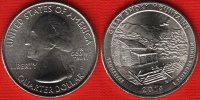 USA Quarter (1/4 Dollar) 2014 D Mint "Great Smoky Mountains" UNC - 2010-...: National Parks